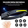 COB Induction LED Sensor HeadLamp