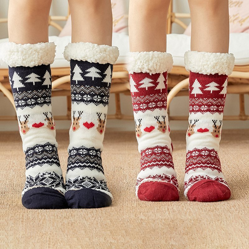 Trendee Christmas Autumn and Winter Floor Socks